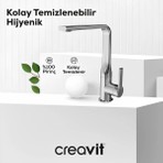 Creavit Nuovo Krom Mutfak Eviye Bataryası NU8500