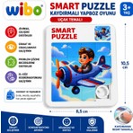 Wibo Kaydırmalı Puzzle Yapboz Oyunu Uçak Temalı Zeka ve Dikkat Geliştirici Eğitici Oyuncak