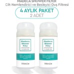 Bibimcos Madeca Shower Filter 160G - Cilt Nemlendirici ve Besleyici Duş Filtresi 2\'li (4 Aylık Paket)