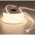 Sakin Enerji Neon Şerit LED 220 Volt Esnek Silikonlu Aydınlatma + Fiş Dahil