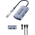 4K 60FPS Video Yakalama Kartı, USB 3.0 HDMI Capture Card, 4K60 Geçiş Desteği, 1440P 144Hz / 1080P 240Hz, Ses Girişi ve Mikrofon Çıkışı, Ps5, Xbox, Switch, Pc, Mac Uyumlu