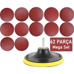Zubizubi 62 Parça 115MM Avuç Taşlama Cırt Zımpara Seti Yüksek Talaş Kaldırma Özelliği