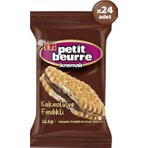Petit Beurre Kakaolu Fındıklı Kremalı Bisküvi Tekli Paket 22,5 G