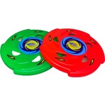 Kartoy Frizbi, Yeşil - Turuncu, 2’li Set