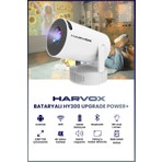 Harvox HY300 Upgrade Power+ Bataryalı Projeksiyon Cihazı Taşınabilir 4K Destekli Android Sistemli Projektör