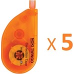 Noki Twingo 5mm x 8mt Şerit Silici 5'li Set Renkli Ofis Kırtasiye Ürünü B661