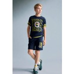 DeFacto %100 Pamuk Fenerbahçe Oversize Şort Erkek Çocuk H8000A826HS
