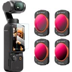K&f Concept Osmo Pocket 3/4 Uyumlu Nd&pl Filtre Seti (Nd8&pl + ND16&PL + ND32&PL + ND64&PL) | Hibrit Nd&pl Filtre 2'si 1 Arada