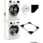 Carbix Çamaşır Makinesi Kurutma Makinesi İstifleme Aparatı-Kiti Bosch Siemens Beko Tüm Markalar İçin Ayarlanabilir