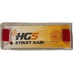 Space Hgs Etiket Kabı 2 Adet / DAPLY56 Sert Plastik Malzemeden Yapılmış Kuvvetli Yapışkan Bantlı