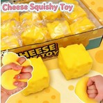 Laslusa Toys Peynir Squishy Cheese Squishy Sukuşi Peynir Sıkma Oyuncağı Stres Azaltma