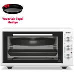Simfer 4546 Beyaz 45 LT Turbo Fan Mini/Midi Fırın - 6 Fonksiyon, Yoğurt Yapma & Buz Çözme Özellikli