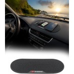 Omilife Siyah Araç İçi Torpido Kaydırmaz Mat Telefon Tutucu Silikon Organizer No Smoking Tasarım