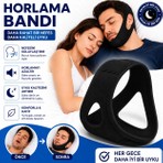 Baffhome Horlama Bandı Çene Destekleyici Uyku Bandı – Ayarlanabilir Anti Horlama Bandı, Rahat Nefes Alma ve Kaliteli Uyku Için