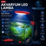 Sobo Akvaryum Lambası LED - Balık Işığı - Akvaryum Işığı - Açma Kapama Tuşlu - Kırmızı - 28 cm - L-28C