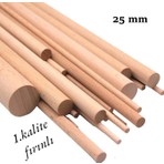 ncy Ahşap Kayın Kavale Çıta Çubuk Kavela 25 mm Yivsiz 80 cm 1 Adet