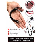 Powerex Spiral Karabinalı Holder Takım Askı Aparatı