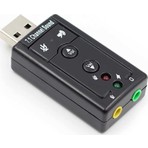 Wozlo 7.1 USB Ses Kartı Harici USB Sound Kart Düşük Gecikme ile Stüdyo Kalitesinde Ses