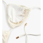 Koton Bağlamalı Kroşe Üçgen Bikini Üstü