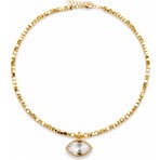 Venüs Design Gold Markiz Taşlı Kolye