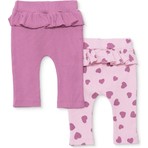 Hellobaby Kız Bebek 2li Alt Kalp Baskılı Patiksiz
