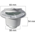 Sealux Tekne Duş Yuvası Plastik 58mm