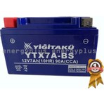 Yiğit Akü 12 V 7 Ah Amper YTX7A-BS Motosiklet Scooter Aküsü Güçlü Performans ve Uzun Ömürlü