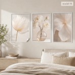 Akıllı Kağıt Statik Tutunma Özellikli Tablo - Poster Çiçek (Model- 91)