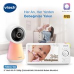 Vtech Uyarlanabilir Gece Lambalı 5’’ Wi-Fi Görüntülü Bebek Monitörü - RM5756HD