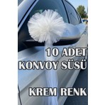 Dantelux 10 Adet Ponpon Konvoy Süsü - Araba Süsü