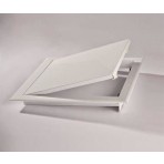 Proaks Alçıpan Uygulama Yüzeyine Uygun Beyaz Müdahale Kapağı 40X40 Alüminyum Malzemeden İmal