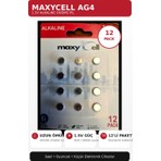 12 Adet Ag4 376 377 SR626 SR626SW LR66 1.5V Maxycell Düğme Pil, Alkalin Saat Pili, Çocuklara Dayanıklı Ambalaj, Küçük Elektronik Cihazlar Için,ölçüm Cihazları ve Hesap Makineleri
