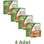 Bahar Hindi Pişmiş Hindi Fileto Göğüs Eti Konserve 120g – 4'lü Avantaj Paketi