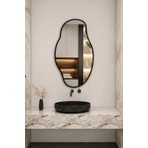 Ant Home Asimetrik Ayna, Çerçeveli Ayna, Duvar Aynası, Konsol Aynası, Banyo Aynası, Çerçeveli Ayna
