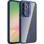 Roketcim Galaxy A57 Kılıf Standlı ve Kamera Lens Hediyeli Etro Kapak