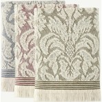 Bella Maison Colin %100 Pamuk 50x90 cm Yüz Havlusu 3'lü Set Çok Renkli Desenlerle Şık Tasarım