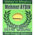Mehmet Aydın Doğal Zeytinyağlı Defne Sabunu - El Yapımı, Cilt Dostu, 900 Gr