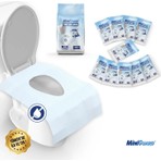 MiniGuard® Su Geçirmez Klozet Örtüsü - Tek Kullanımlık, SmartFold™ Sistemli, Kaymaz - 10Adet - Klozet Kapak Örtüsü