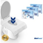 MiniGuard® Klozete Atılabilir Klozet Örtüsü - EasyFlush Özel Sistemli, Suda Çözünür, Tek Kullanımlık - 3 Paket x 10 Adet