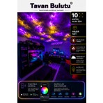 Tavan Bulutu LED Tavan Bulut / Kendin Yap Ürünü / Hazır Set / Bilgisayar Odası / Bulut / Tavan / 10 Metre