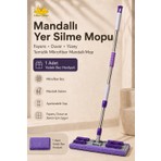Missclean Mandallı Mikrofiber Yer Yüzey Temizleme Mopu + 1 Adet Yedek Bez