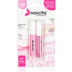Nascita Takma Tırnak Yapıştırıcısı Doğal Pembe Formül Uzun Ömürlü 2x2 gr Ev ve Seyahat Kullanımı