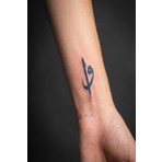 Medink Tattoo 1 Ay Kalıcı 24 Saat Sonra Kararan Elif Vav Mınımal Model Geçici Dövme Tattoo
