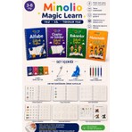 Sihirli Defter Magic Learn Oluklu Sihirli Yazı Seti – 4 Kitap + Sihirli Kalem Hediyeli