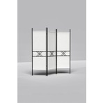 RetoDesign Beyaz 3 Kanat Paravan 1443B 140 cm x 154 cm Ölçülerinde Dekoratif Metal Yapı