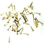 Klips, Menteşe, Ayağı Çivisi 7mm Çelik - Sarı 10GR