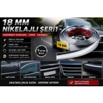 Smart Garage Lada Samara 18 mm Nikelaj Şerit 5 Metre Yapışkanlı