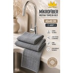 Missclean 3'lü Profosyonel Mutfak Bezi 40*40 cm Koku Yapmaz Leke Tutmaz