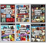 Rockstar Playstatin2 Gta Serisi 6 Oyun -Sadece Çipli Cihazlarda Çalışır