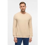 Süvari Bej Regular Bisiklet Yaka Sweatshirt